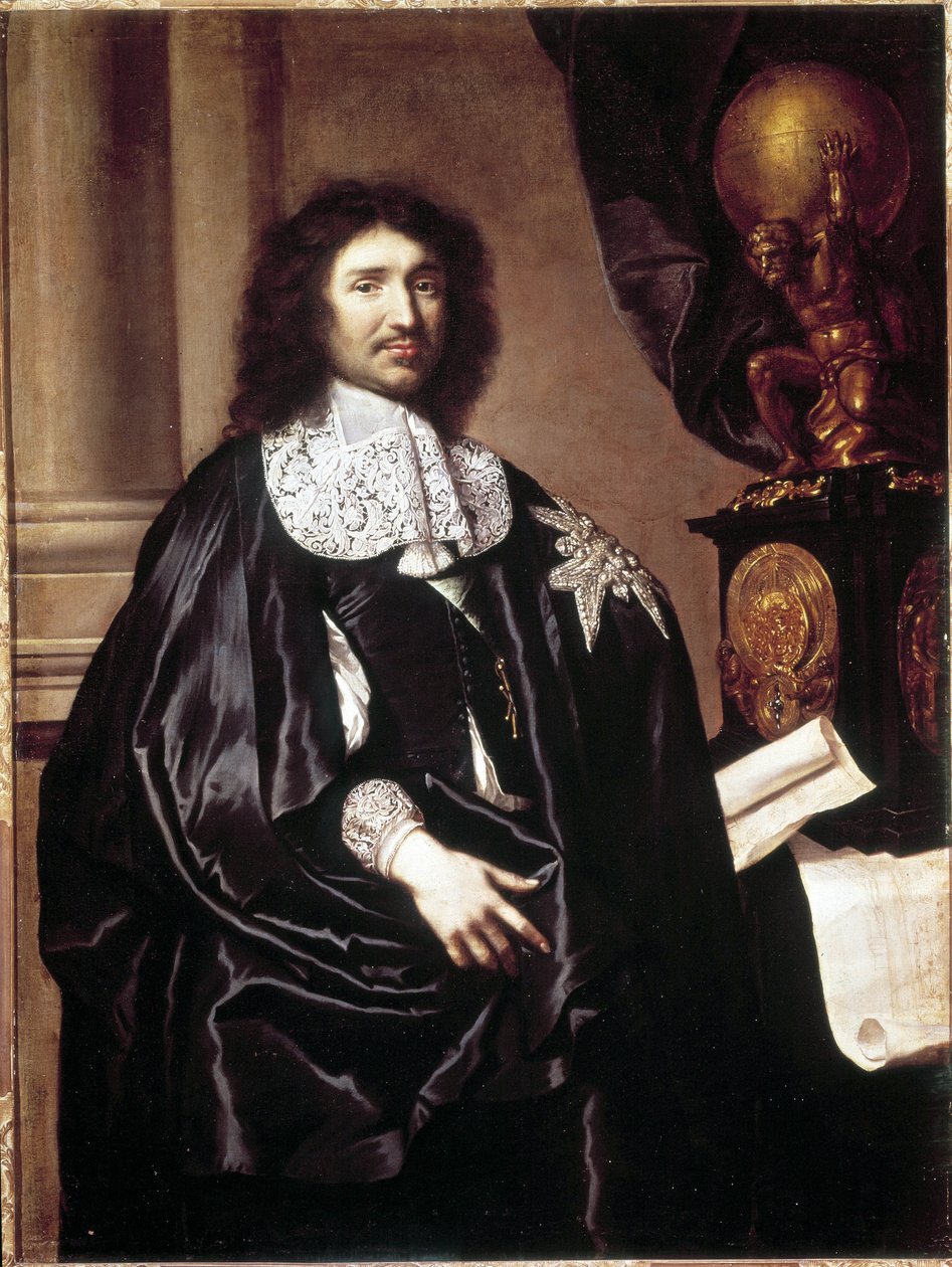 让-巴蒂斯特（Jean-Baptiste）-科尔贝尔（1619-1683），法国政治家。克劳德-勒菲弗尔（1632-1675）的绘画。凡尔赛宫博物馆 作者 克劳德·勒费弗