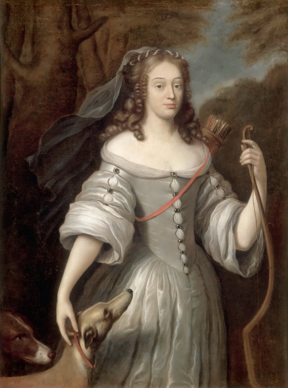La Baume White露易丝（Louise），拉瓦利耶（LaVallière）公爵夫人 作者 克劳德·勒费弗