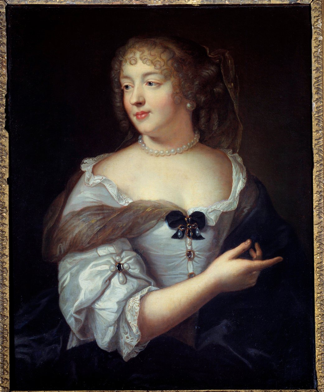 Marie de Rabutin Chantal (Rabutin-Chantal), Marquise de Sevigne (1626-1696) 画作 Claude Lefebvre (1632-1675) 17 世纪巴黎卡纳瓦莱博物馆 作者 克劳德·勒费弗