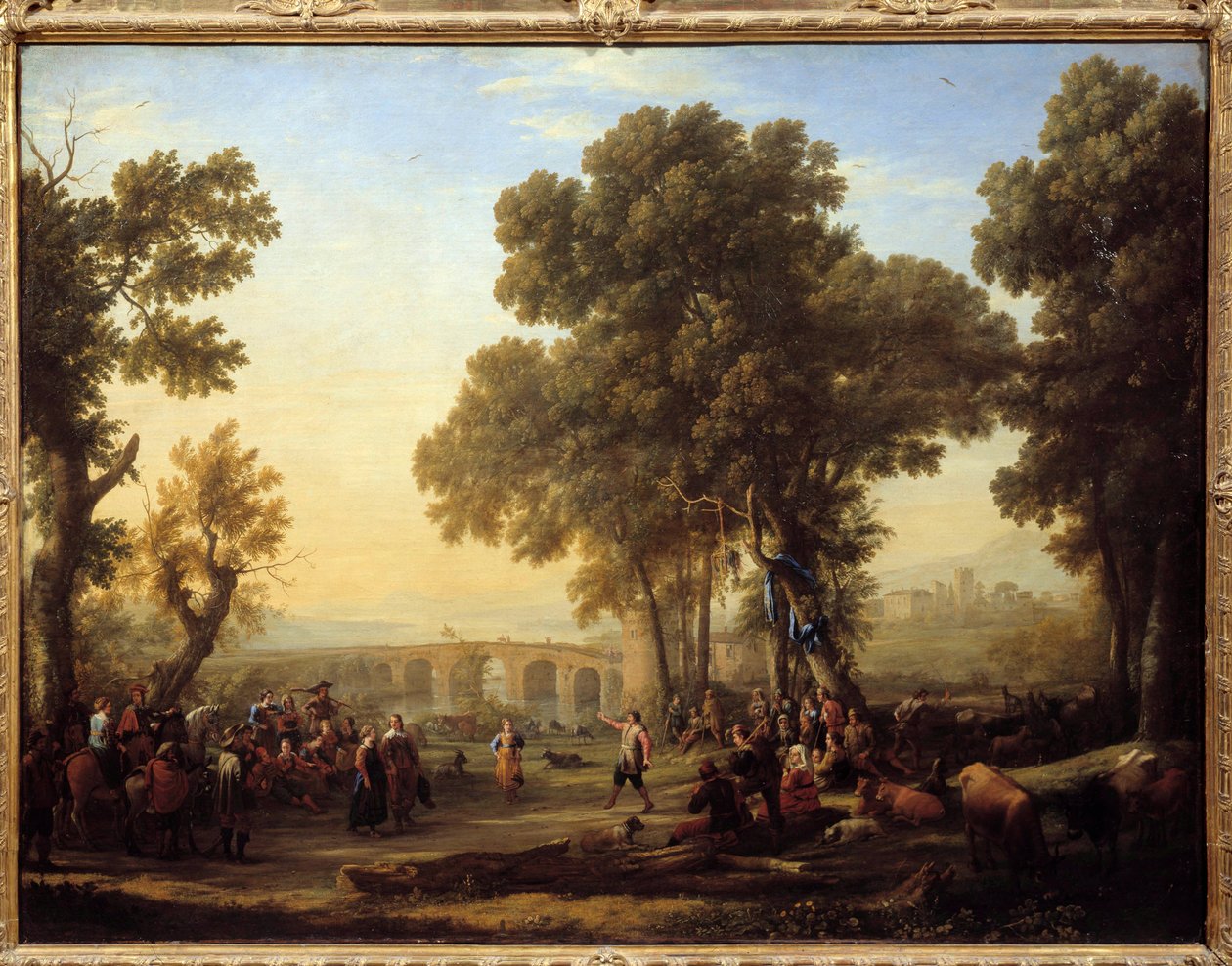 Claude Gellee dit Le Lorrain (1600-1682) Sun. 1.03x1.35 米。 作者 克劳德·洛兰