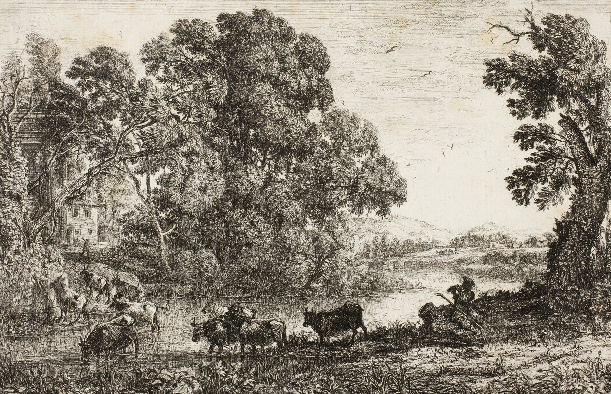 牛郎，1636年 作者 克劳德·洛兰