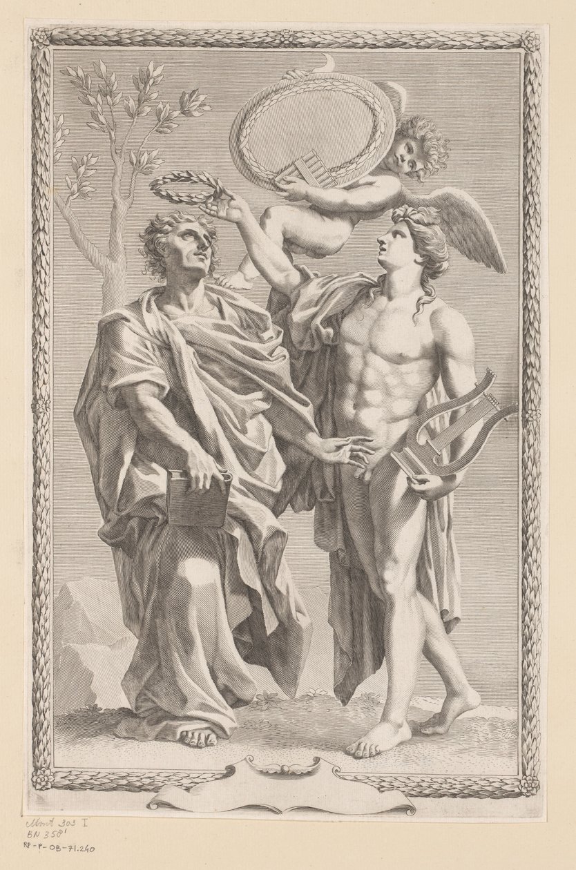 阿波罗王冠 普布利乌斯-维吉尔-马罗
Publius Vergilius Maro 的扉页，Publii Virgilii Maronis Opera，1641 年。 作者 克劳德·梅伦