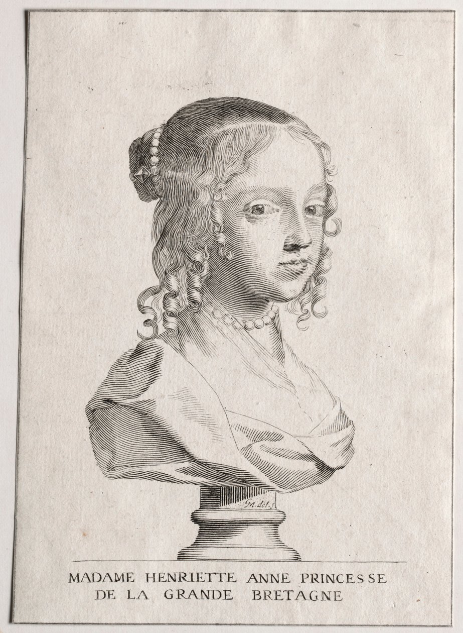 Henriette-Marie dAngleterre，奥尔良公爵夫人。 作者 克劳德·梅伦