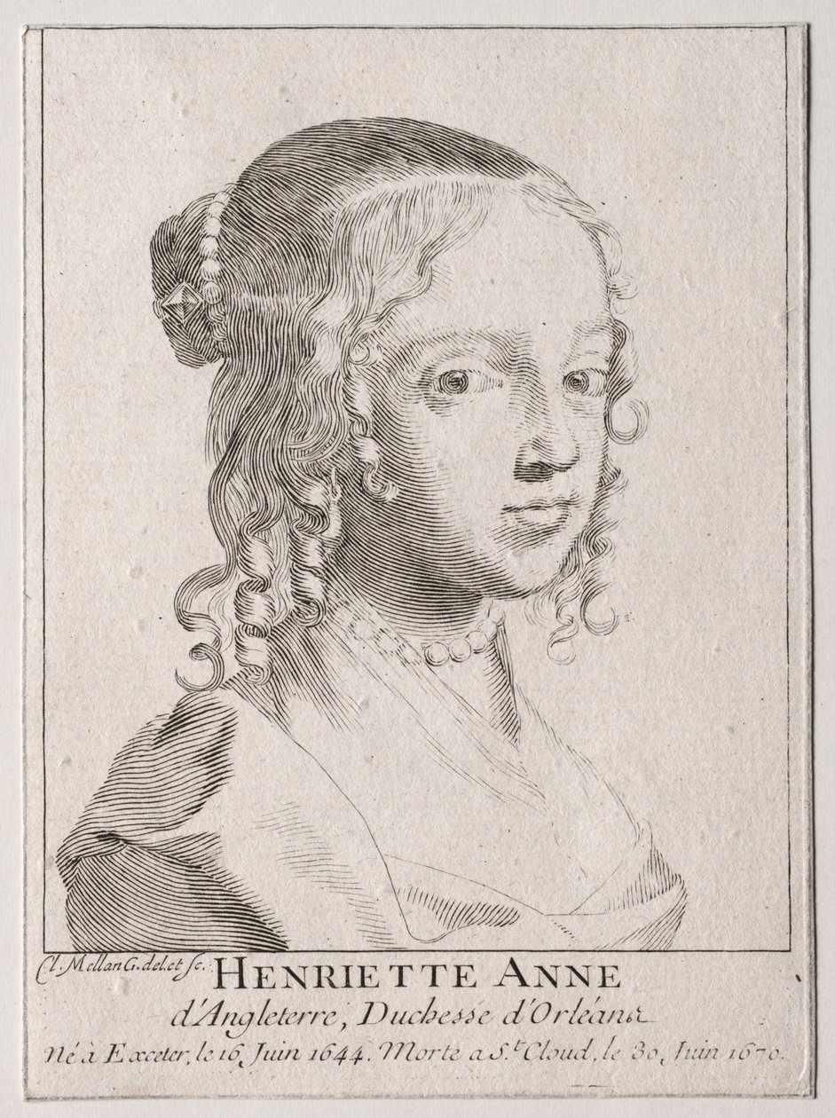 Henriette-Marie dAngleterre，奥尔良公爵夫人。 作者 克劳德·梅伦