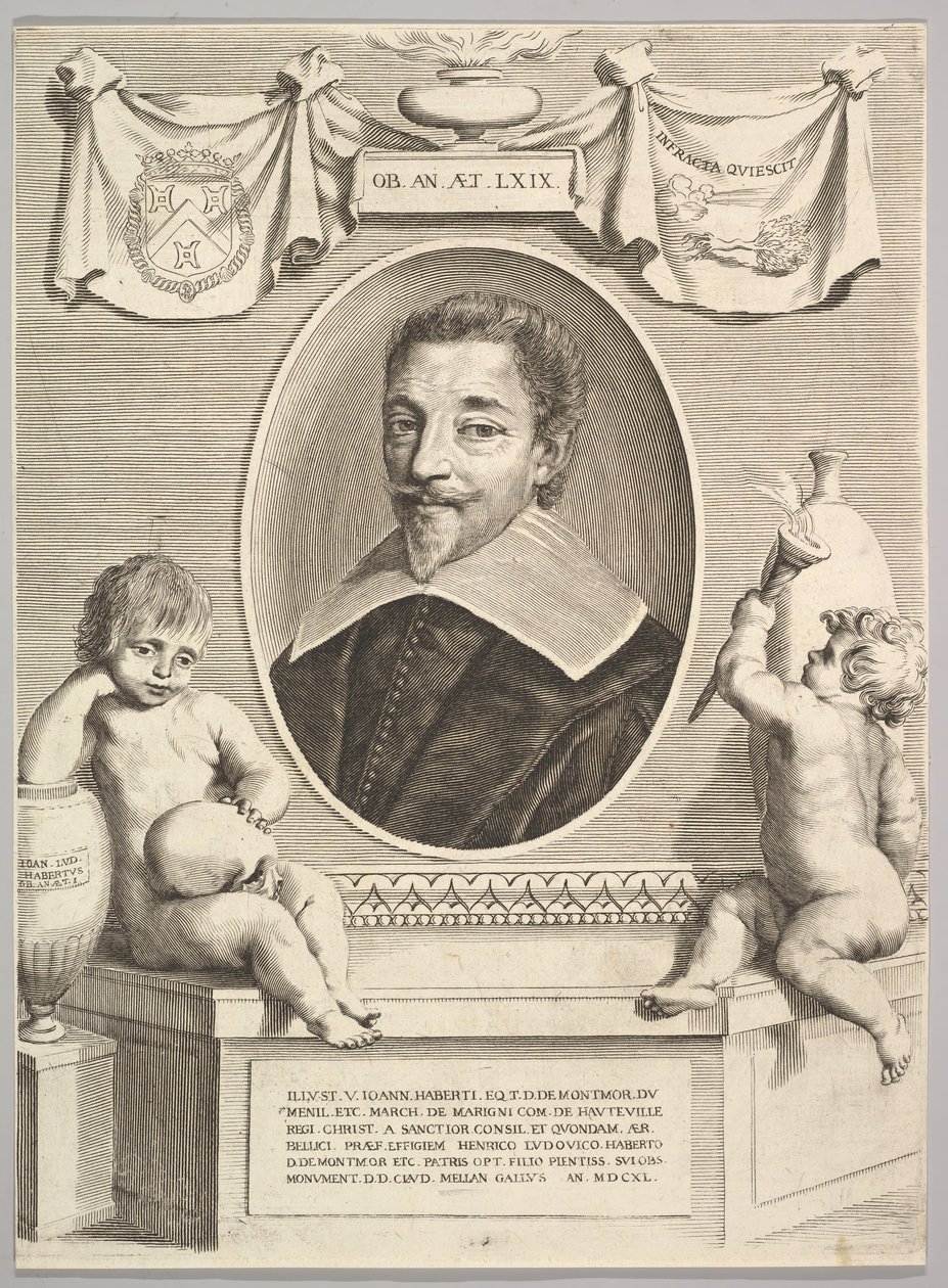 让·哈伯特·蒙莫（Jean Habert de Montmor），1640年。 作者 克劳德·梅伦