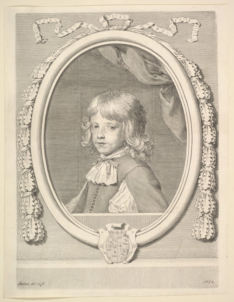 路易·约瑟夫·德·洛林（Louise-Joseph de Lorraine），杜塞·德·吉塞，小时候，1659年。 作者 克劳德·梅伦
