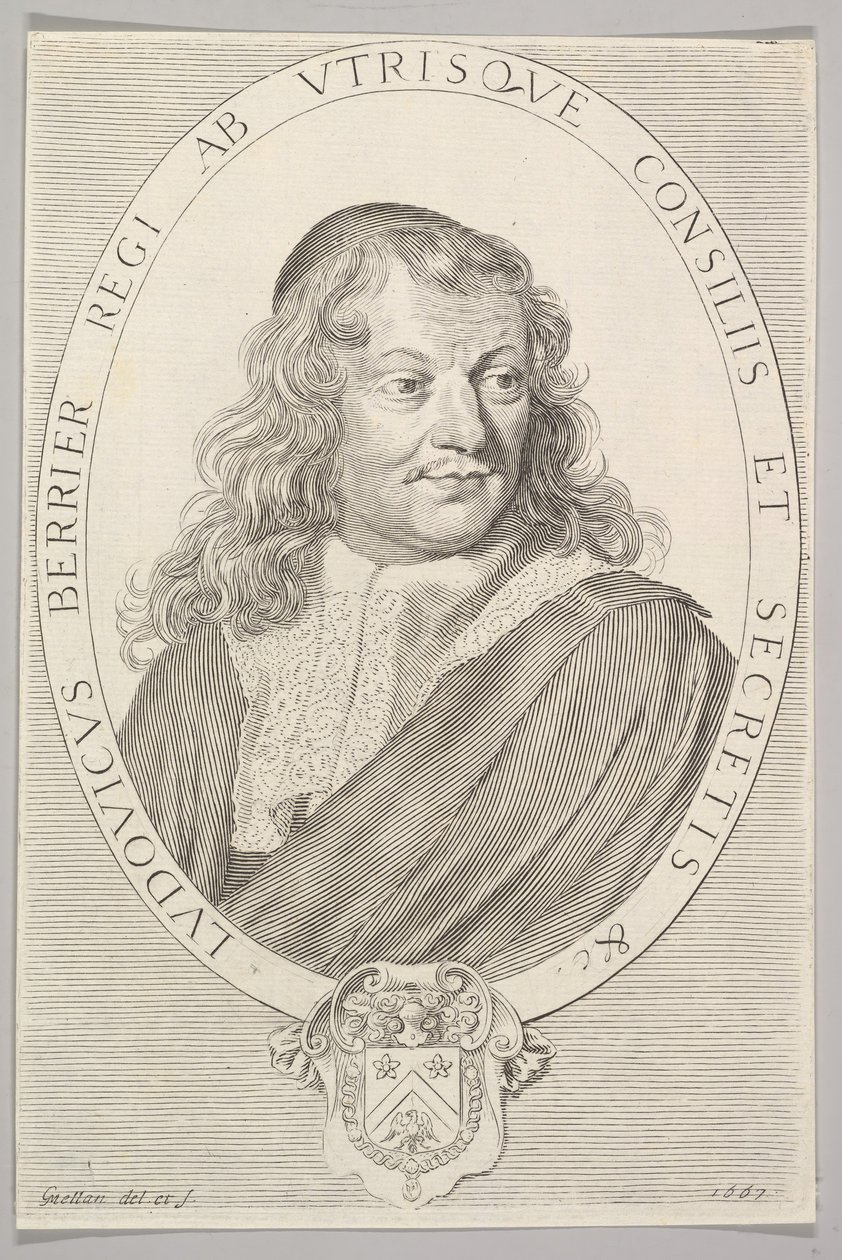 路易·贝里（Louis Berryer），1667年。 作者 克劳德·梅伦