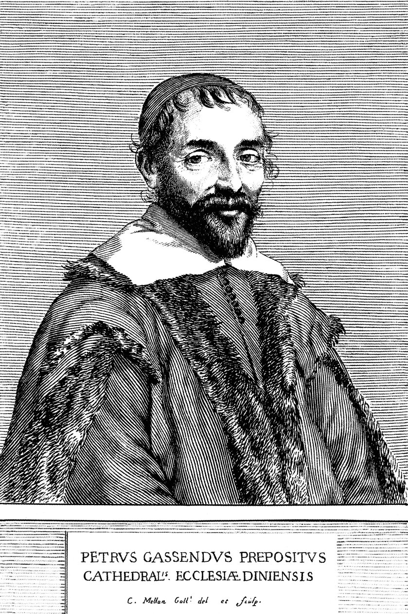 Pierre Gassendi，法国哲学家，科学家，天文学家和数学家，十七世纪。 作者 克劳德·梅伦