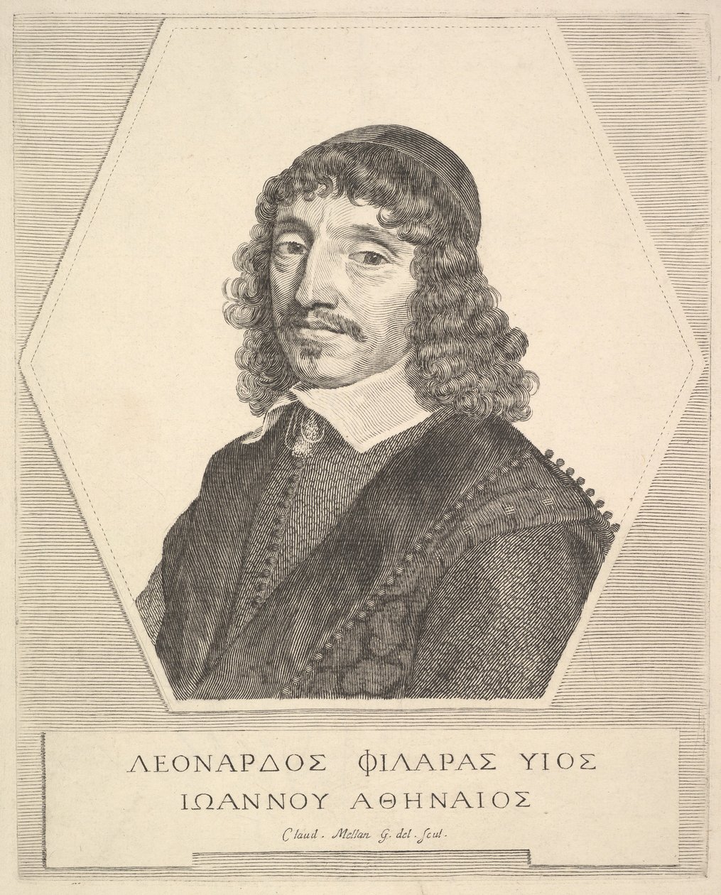 莱昂纳多斯·菲拉拉斯的画像，1651年。 作者 克劳德·梅伦