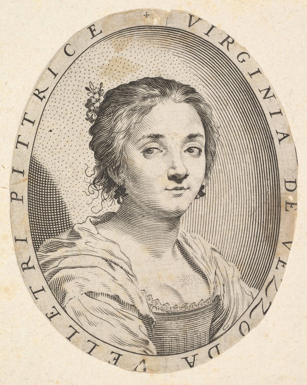 弗吉尼亚·达·维佐（Virginia da Vezzo），西蒙·沃特（Simon Vouet）的妻子，1626年。 作者 克劳德·梅伦