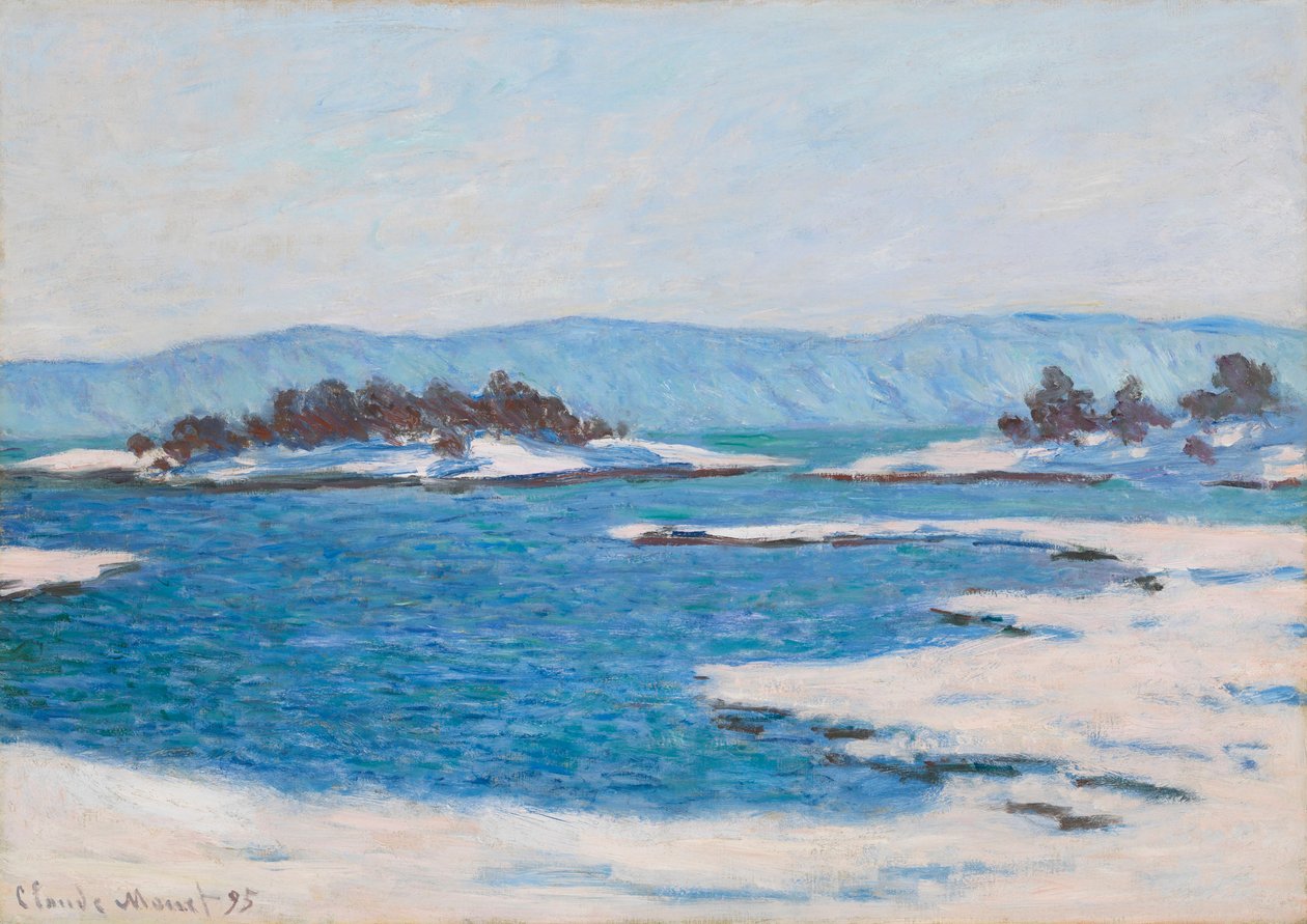 基督教峡湾（Abord du Fjord de Christiania），1895年。 作者 克劳德·莫奈