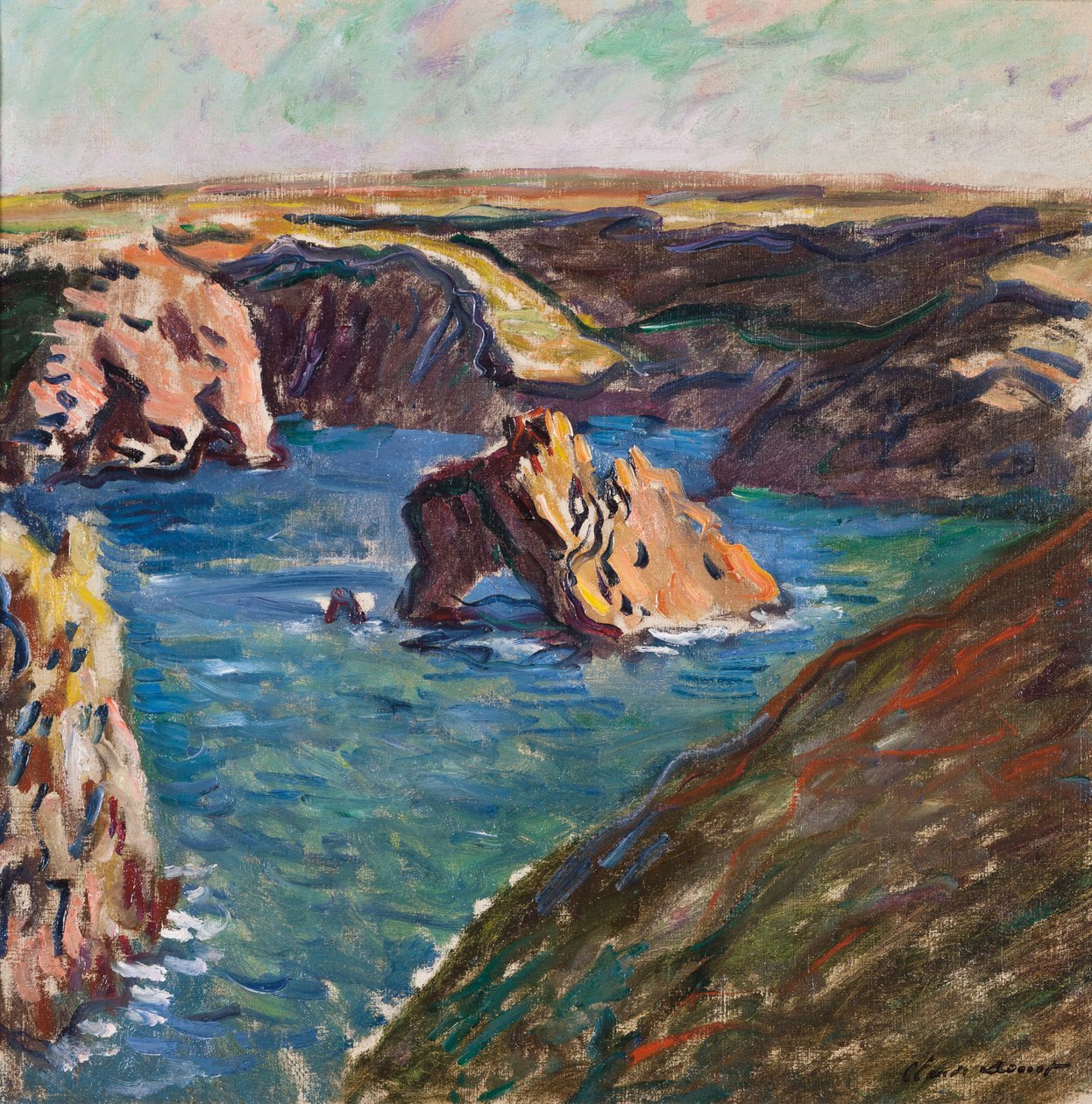 百丽岛，1886年 作者 克劳德·莫奈