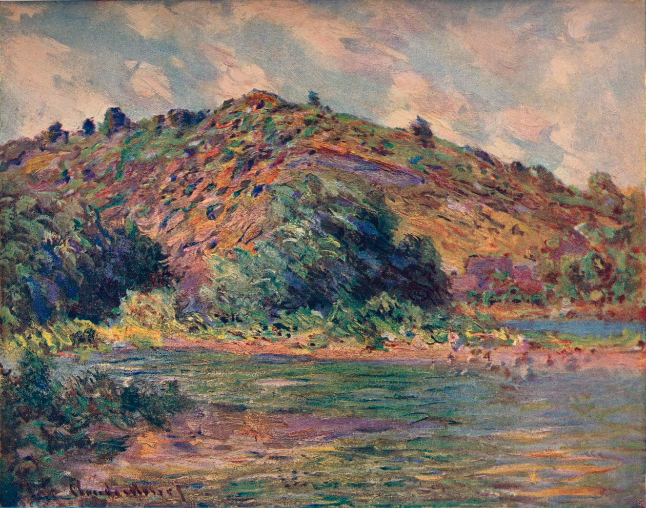 塞纳河银行，1860-1923年，1903年 作者 克劳德·莫奈