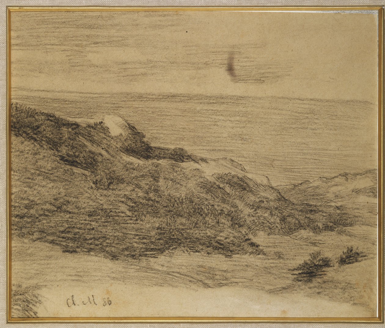 1886年在海边 作者 克劳德·莫奈