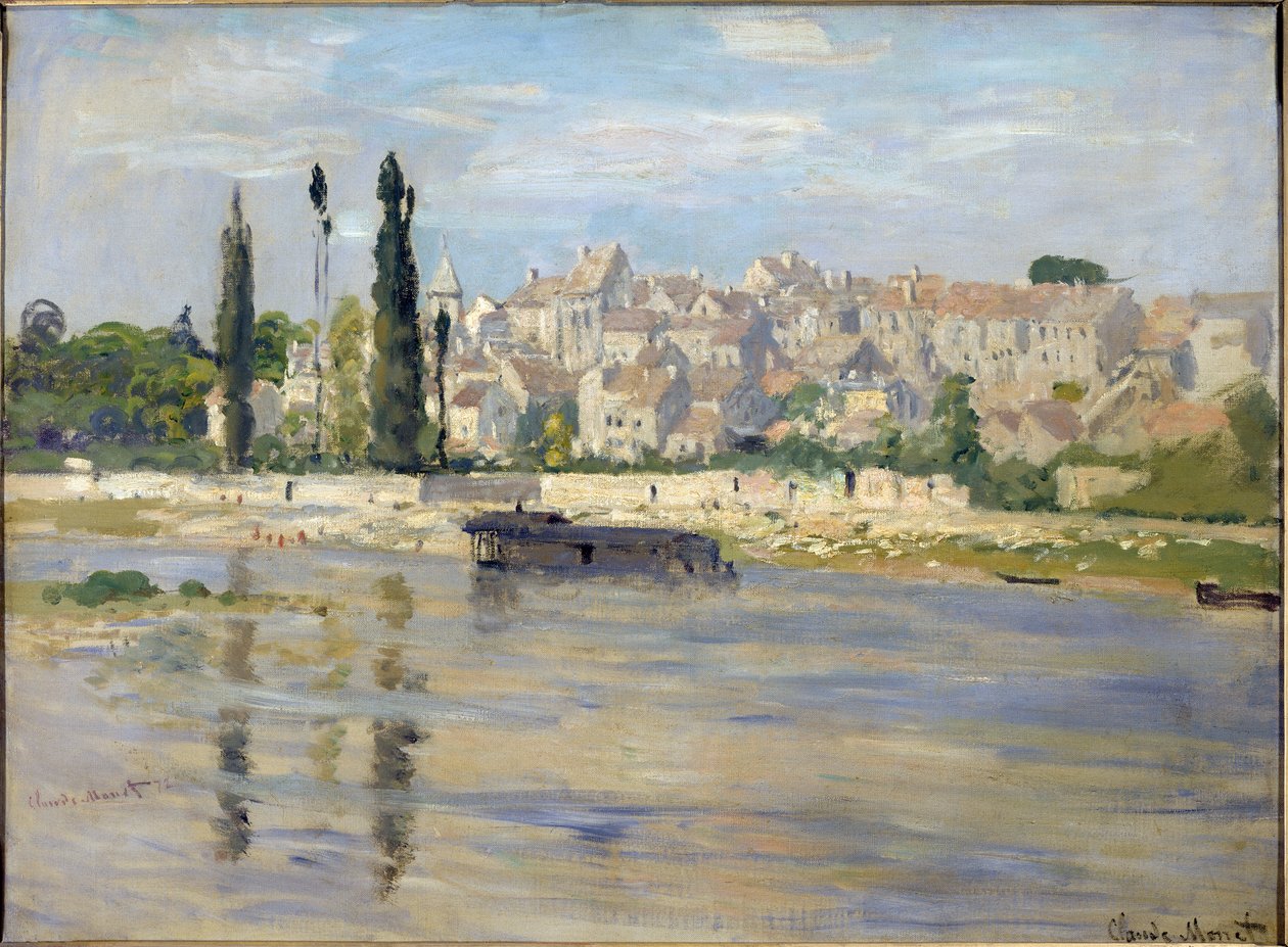 Carrieres-Saint-Denis - 1872. Oil on canvas 作者 克劳德·莫奈