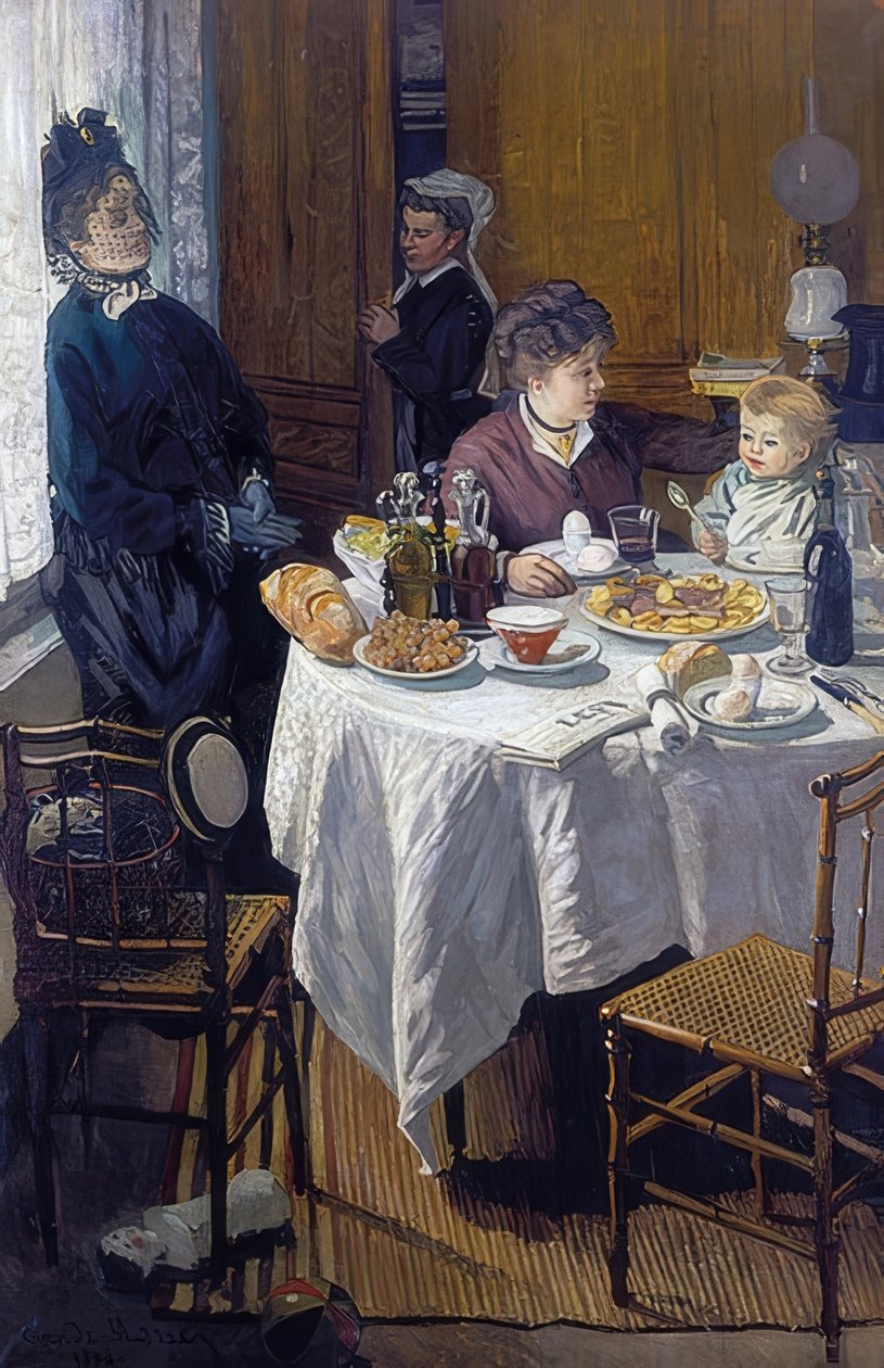 午餐（LeDéjeuner）。 1868.恢复后的状况 作者 克劳德·莫奈