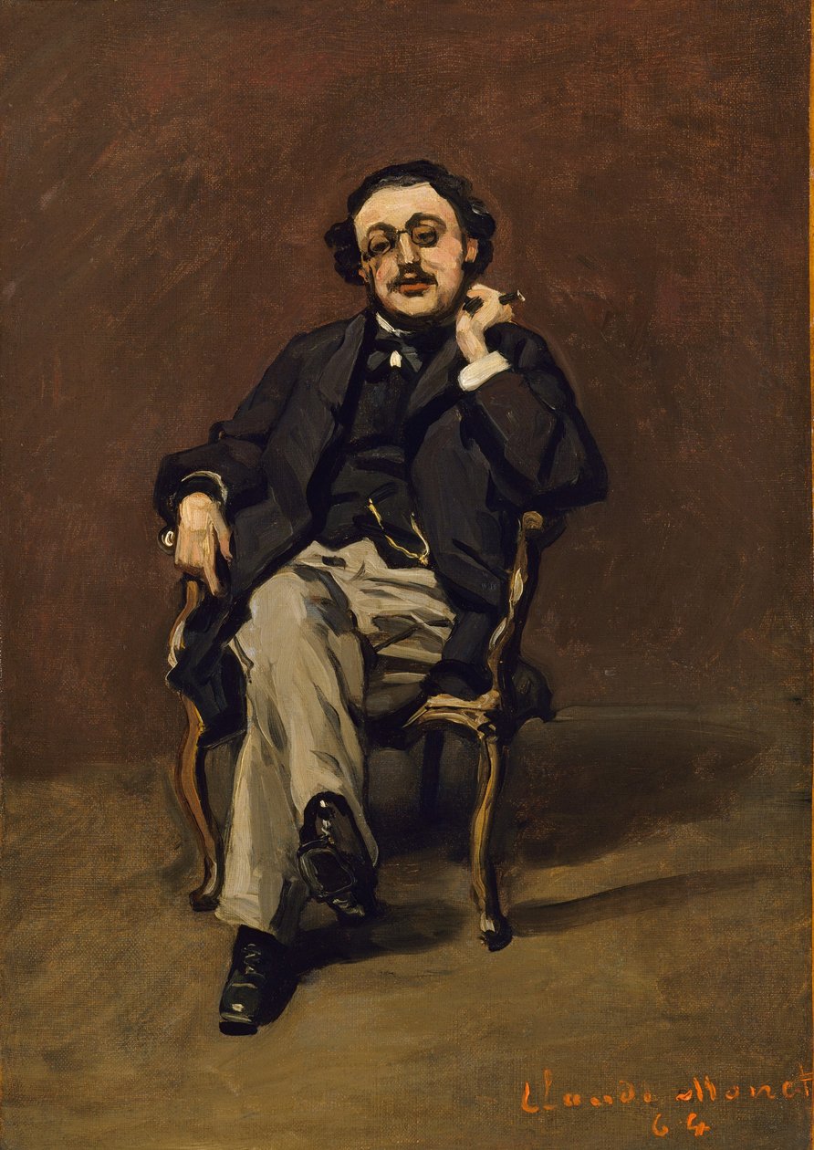 Leclenché博士，1864年 作者 克劳德·莫奈