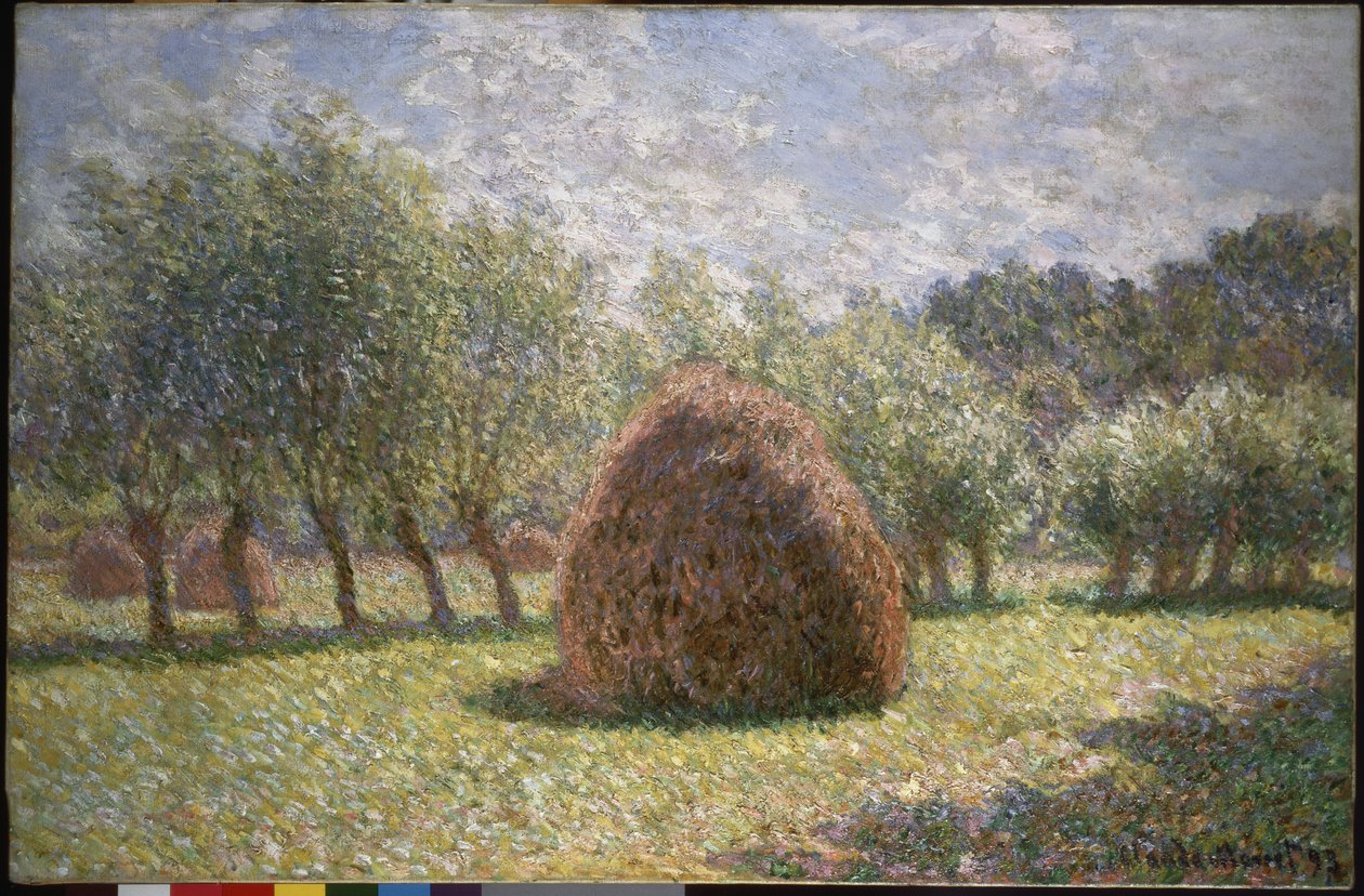 吉维尼的干草堆，1893年 作者 克劳德·莫奈