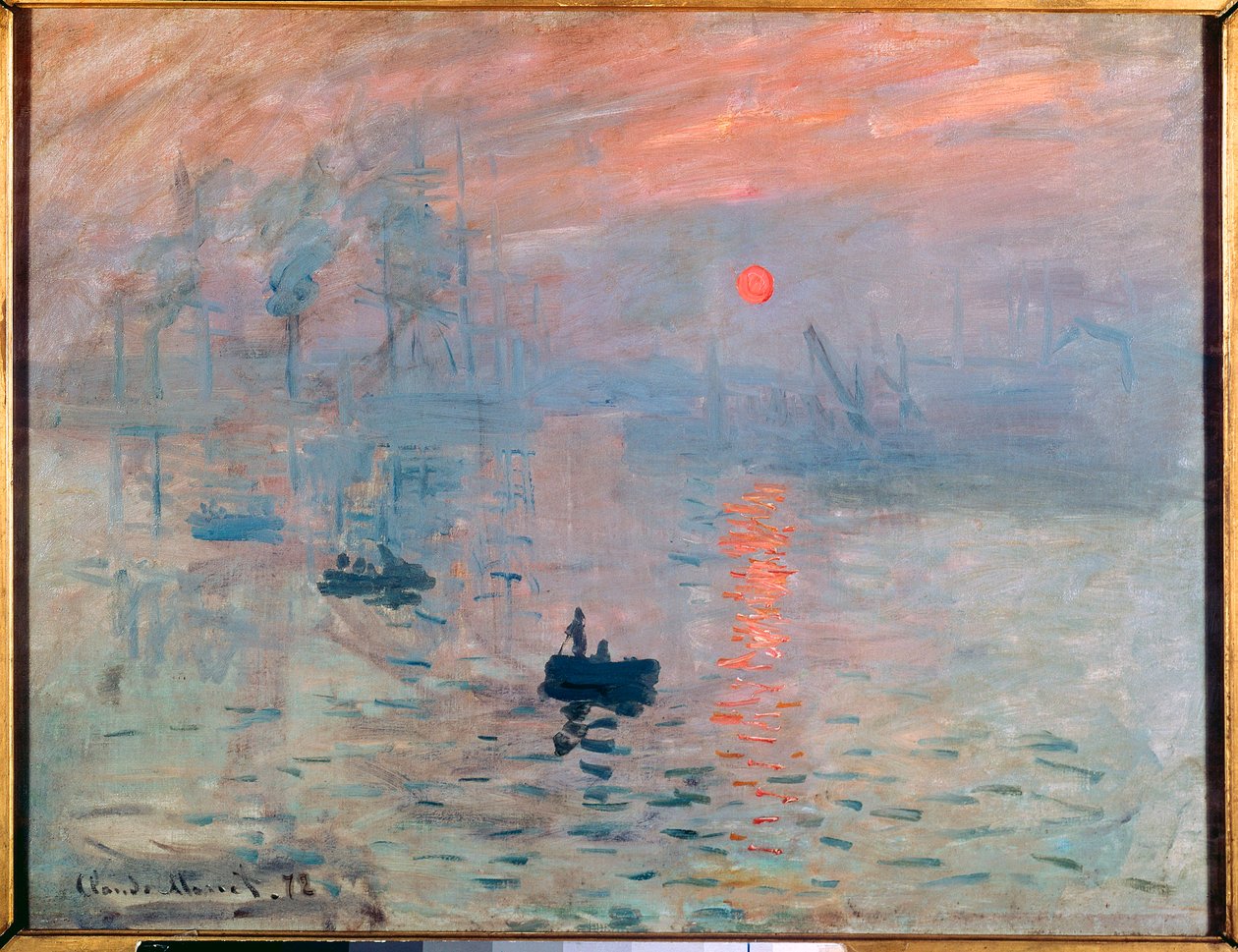 Claude Monet 「印象　日の出」　模写 Claude Monet 「印象 日の出」 模写 モネの「印象・日の出