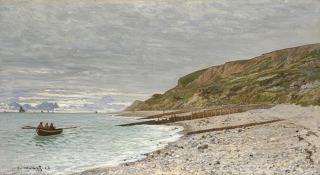Sainte-Adresse的La Pointe de laHève。 1864年 作者 克劳德·莫奈
