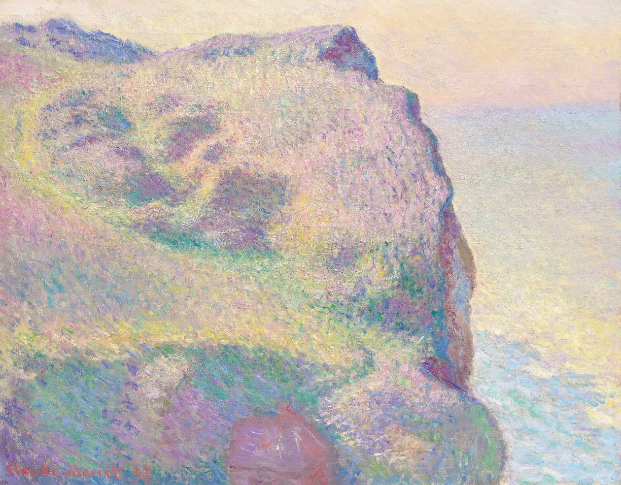 La Pointe du Petit Ailly, 1897年。 作者 克劳德·莫奈