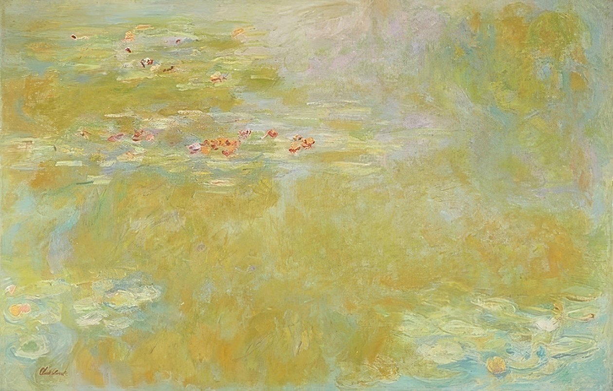 荷花池（Der Seerosenteich）。 1916年 作者 克劳德·莫奈