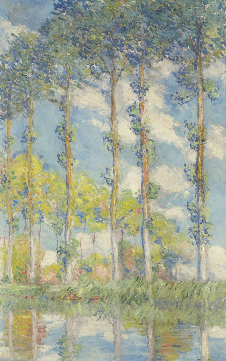 白杨树，1891年 作者 克劳德·莫奈