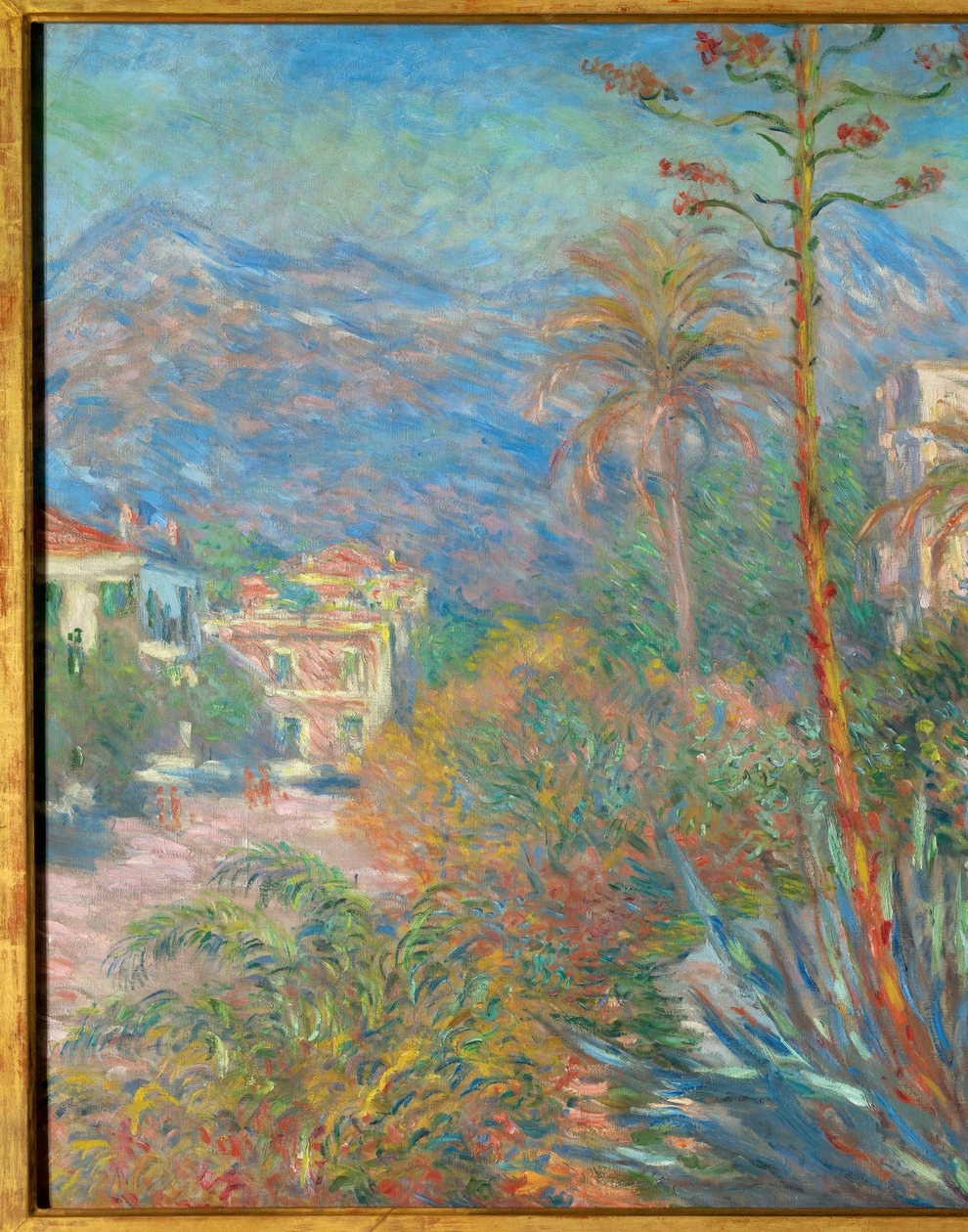 Les villas a Bordighera，1884 年（布面油画） 作者 克劳德·莫奈
