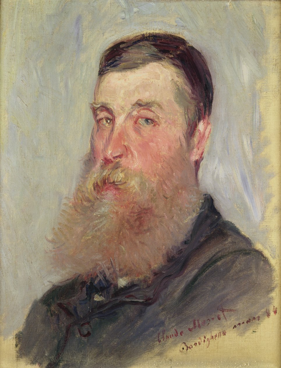 英国画家的肖像，Bordighera，1884年 作者 克劳德·莫奈