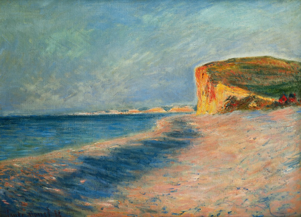 迪维尔附近的普维尔；普维尔·德·迪耶普（Pourville Pres de Dieppe），1882年 作者 克劳德·莫奈