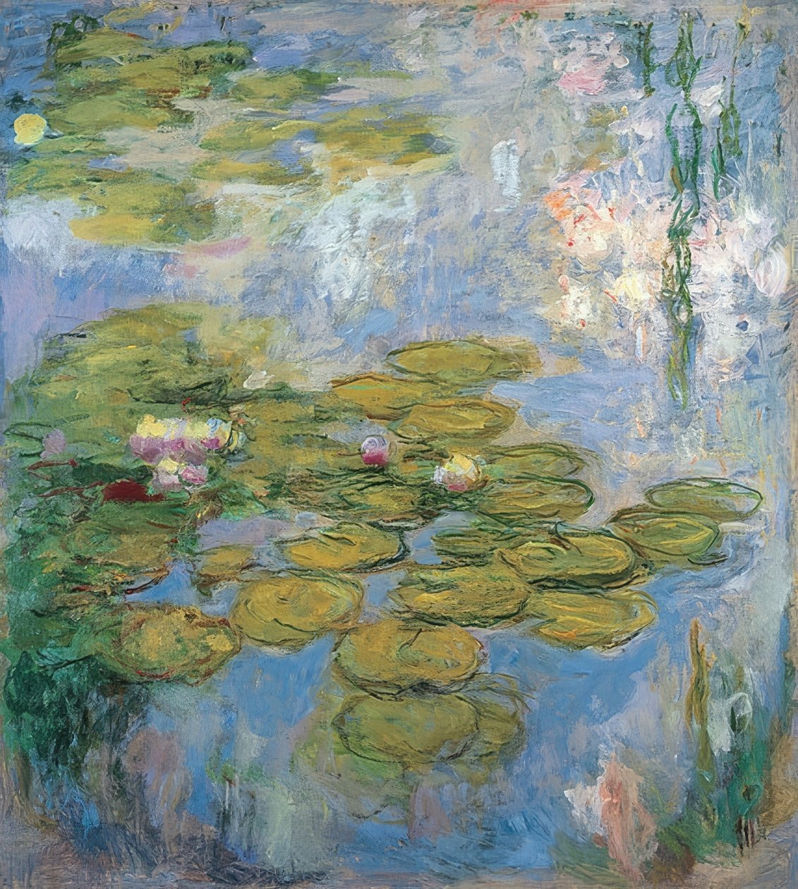 睡莲（睡莲）。 1916-19 作者 克劳德·莫奈
