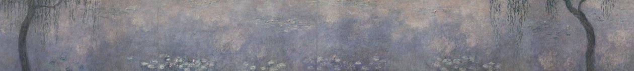 睡莲-两个柳树，1914-1926年 作者 克劳德·莫奈