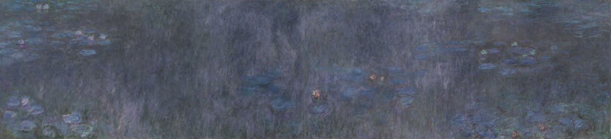 睡莲-树思考，1914-1926年 作者 克劳德·莫奈