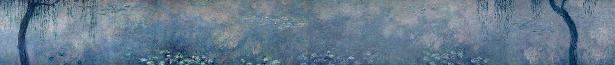 Waterlilies，The Two Willows，c.1915-26 作者 克劳德·莫奈