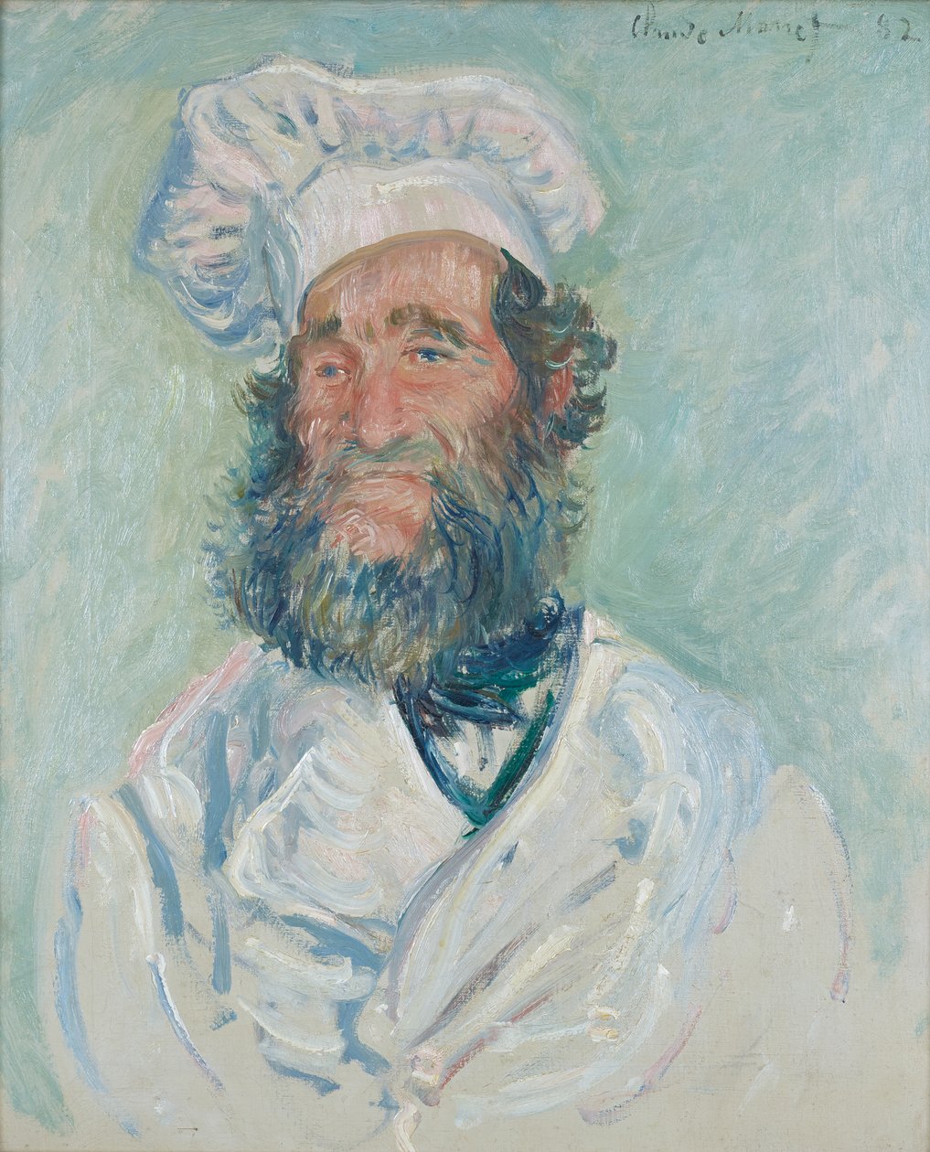 厨师Le Père Paul，1882年。 作者 克劳德·莫奈