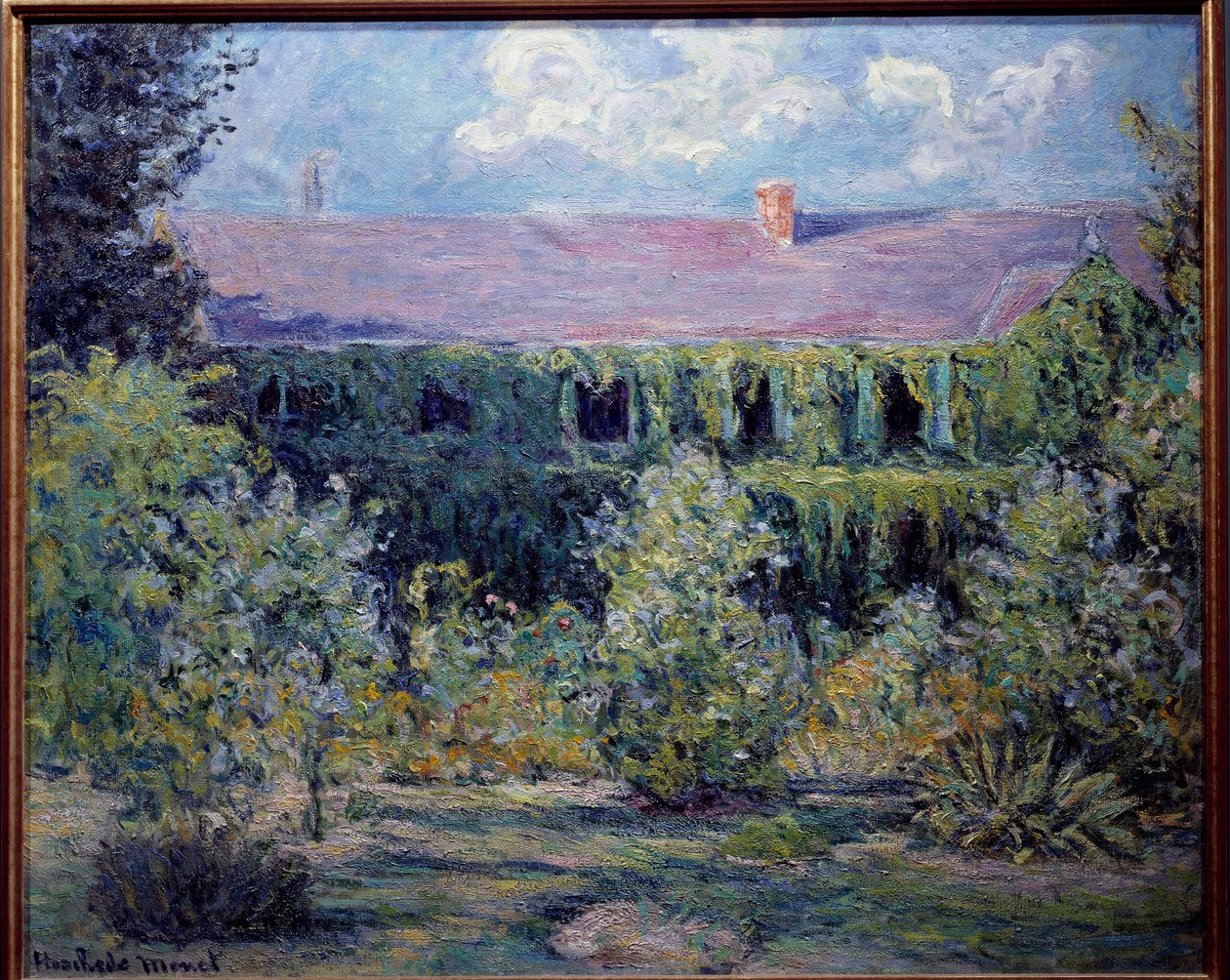 画家克劳德-莫奈的故居在吉维尼 Blanche Hosche (1865-1947) 19 世纪的绘画作品。弗农，普兰博物馆 请注意！使用本作品可能需要第三方授权或支付额外费用 作者 克劳德·莫奈