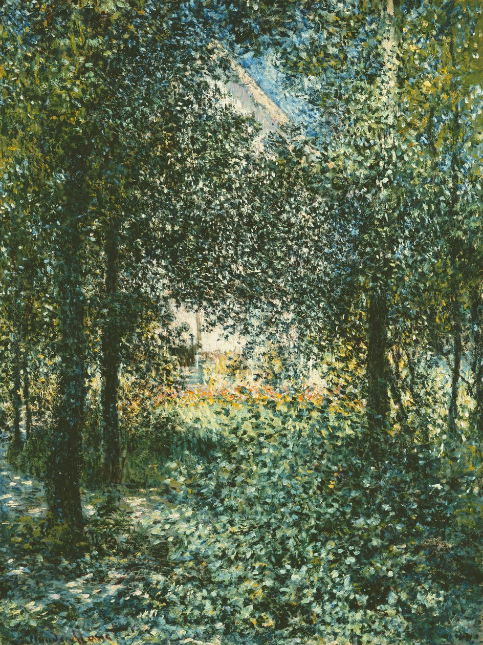 灌丛：阿根廷议院，1876年 作者 克劳德·莫奈