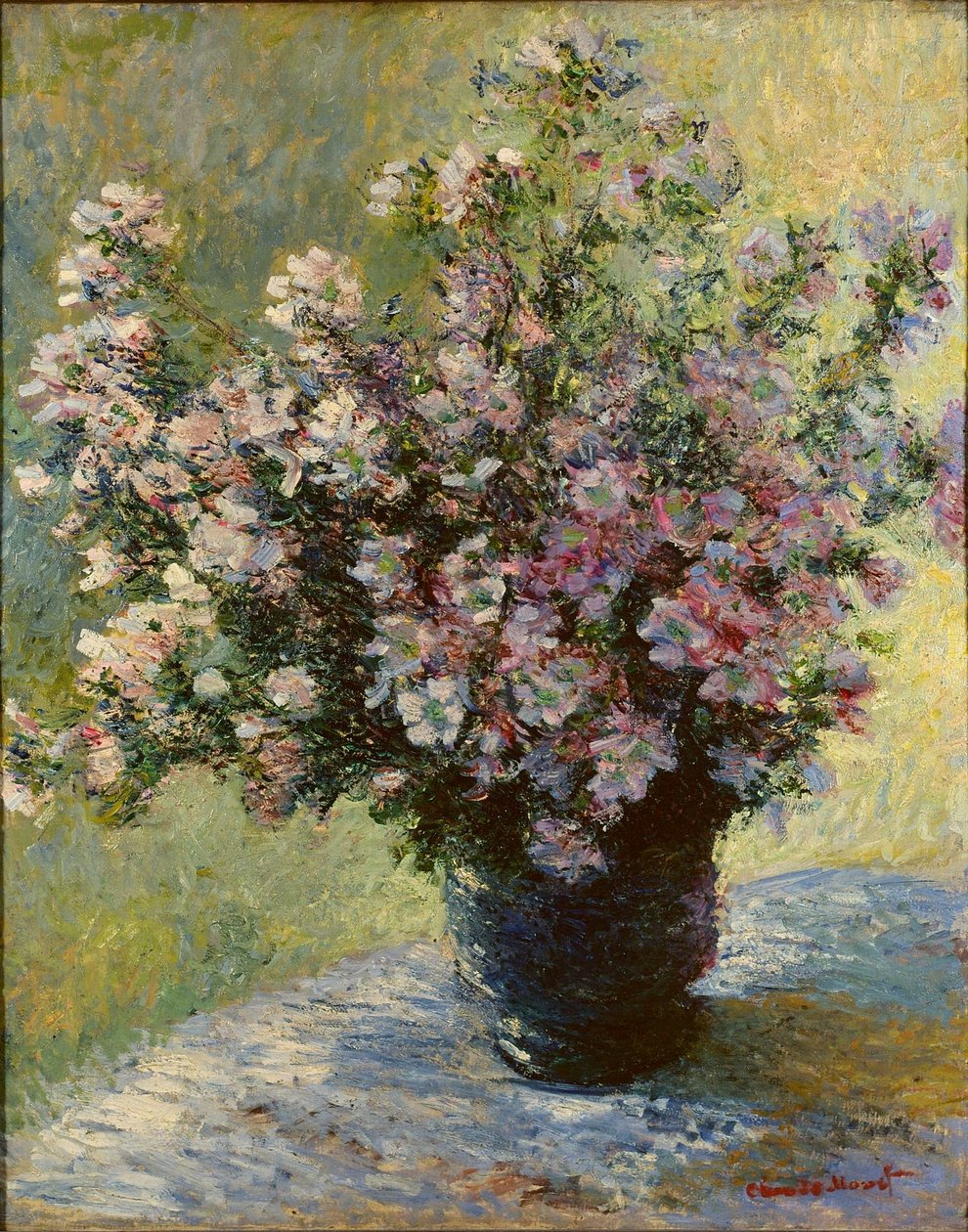花瓶，约1881-1882年。 作者 克劳德·莫奈