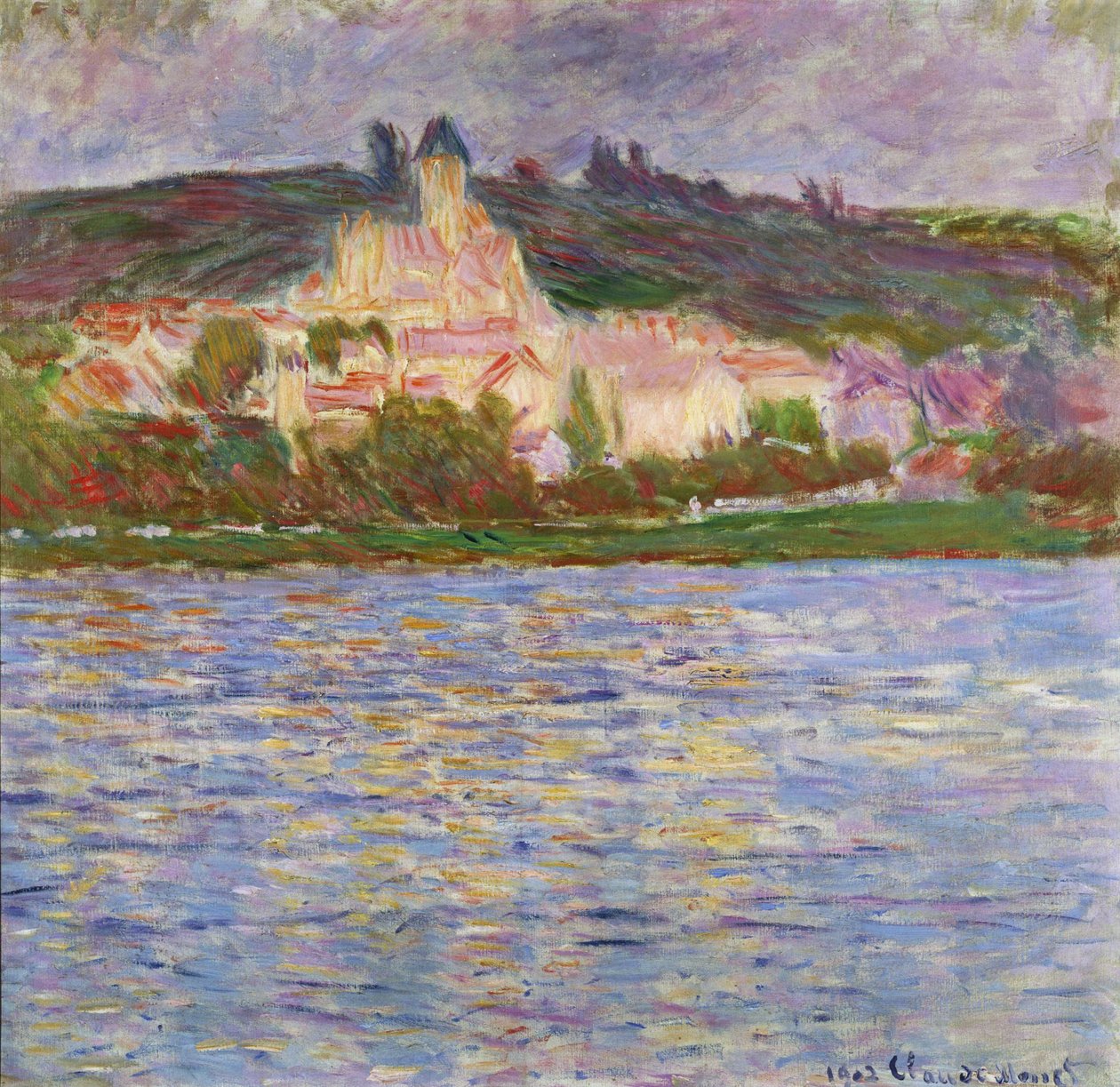 "克劳德-莫奈（Claude Monet，1840-1926）1902 年的绘画作品，尺寸为 90x93 厘米 东京国立西方艺术博物馆 作者 克劳德·莫奈