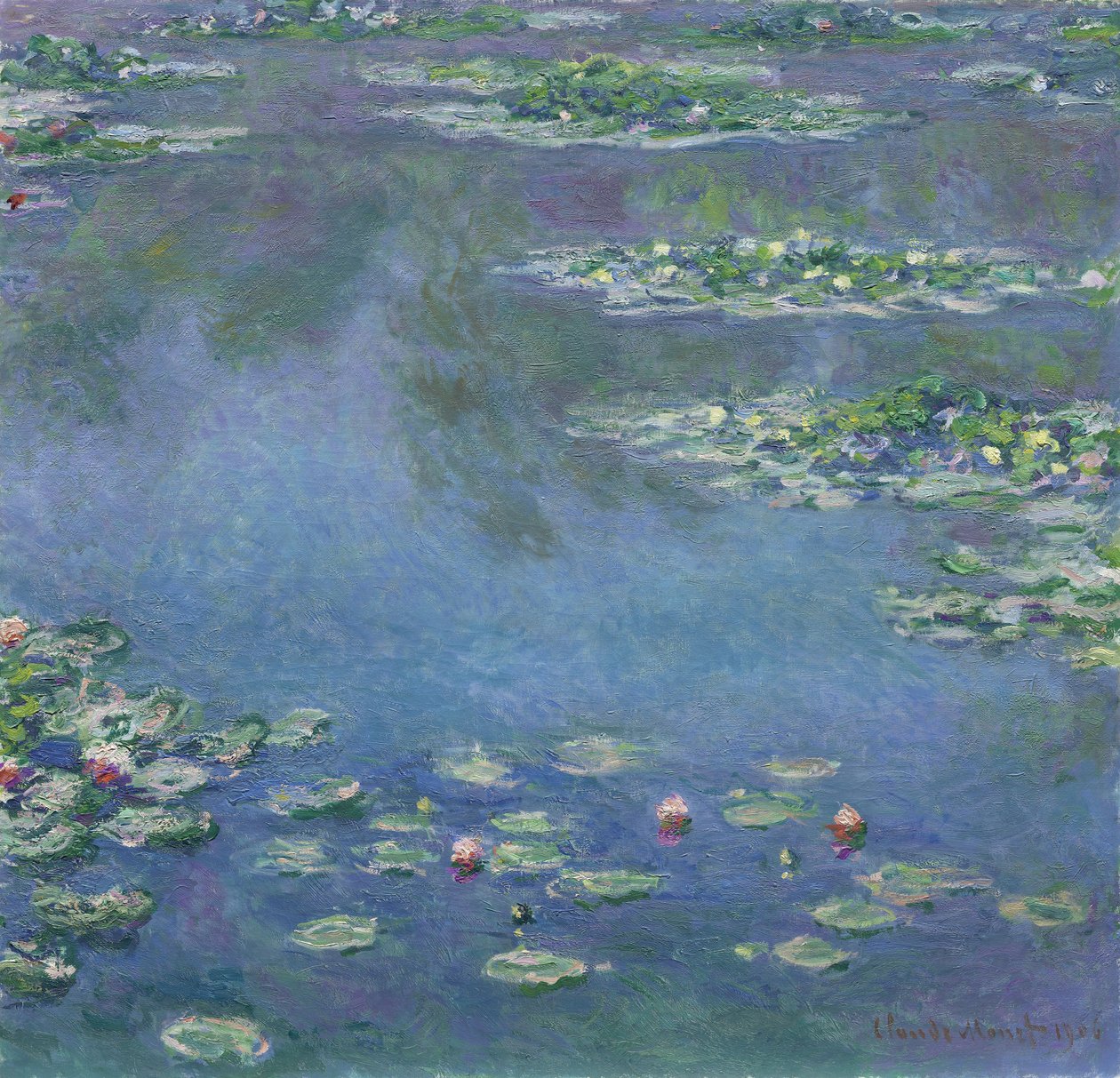 睡莲，1906年 作者 克劳德·莫奈