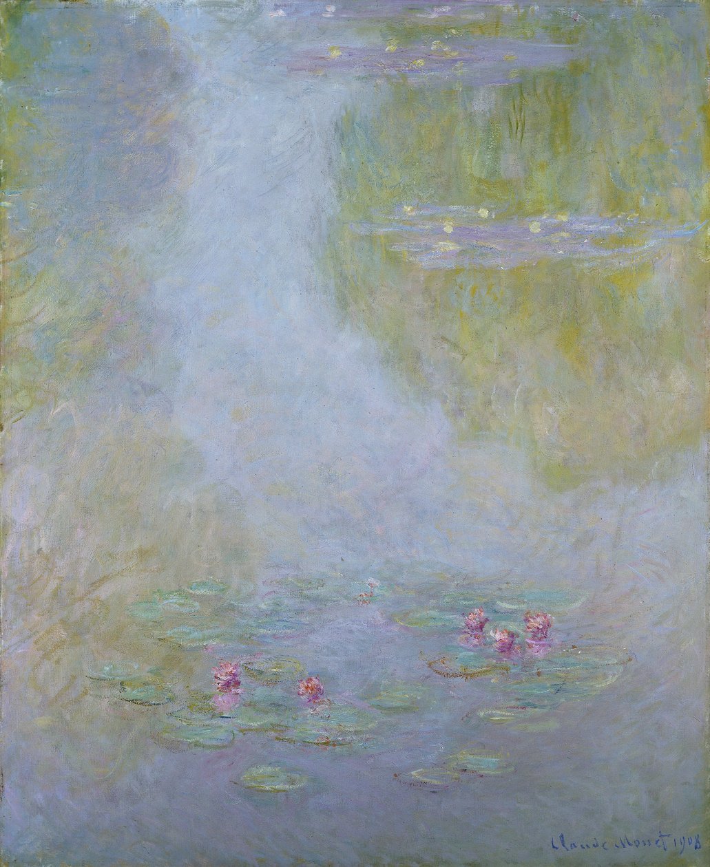 睡莲》，1908年 作者 克劳德·莫奈