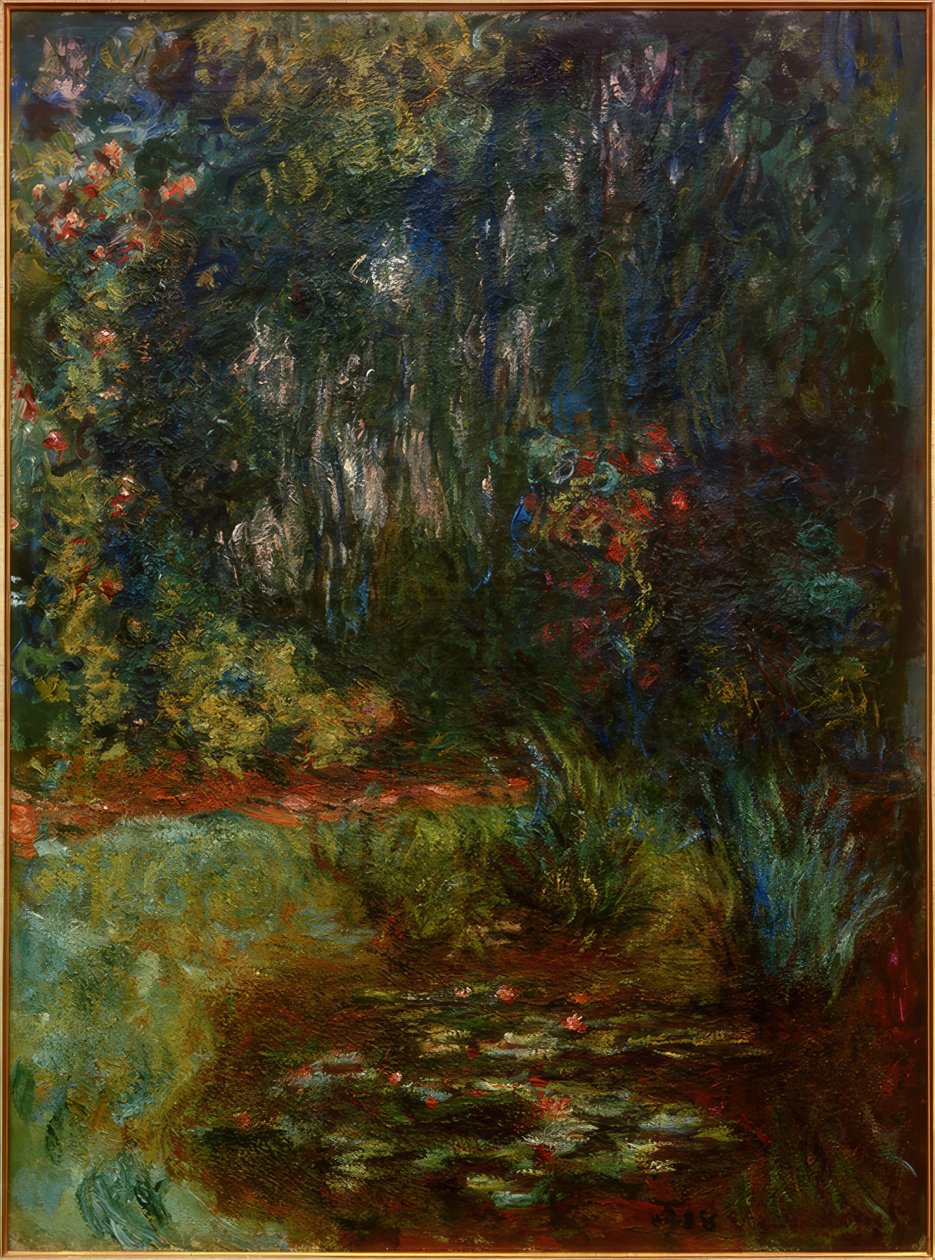 睡莲盆地角，1918年 作者 克劳德·莫奈