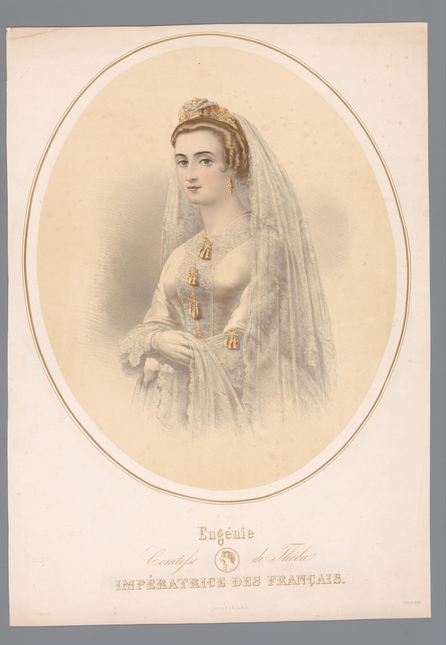欧也妮（Eugenie），法兰克福伯爵夫人的照片
欧也妮，塞巴伯爵夫人。法国皇后（物品上的头衔） 作者 克劳德·雷尼耶
