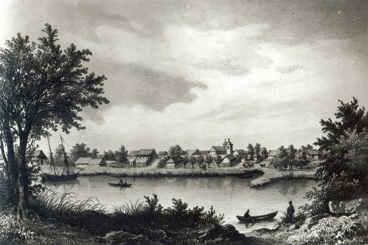 瓦尔迪维亚，来自1836年H. Wander-Burch的“智利历史” 作者 克劳迪奥·盖伊