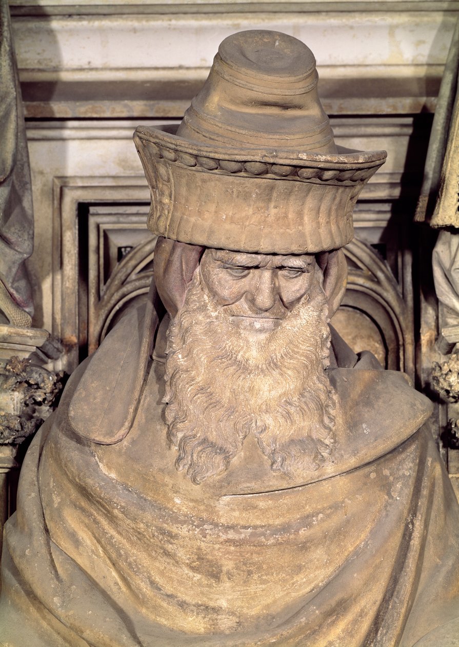 Zacharias，详细信息来自摩西井的六角形基座，1395-1404 作者 克劳斯和马洛，让·斯劳特