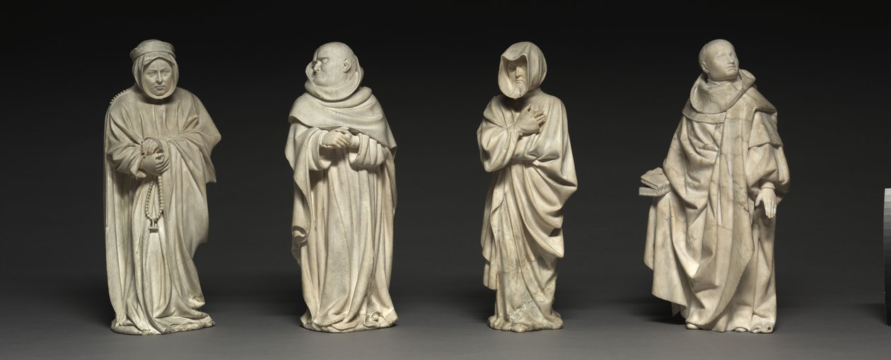 勃艮第公爵菲利普·布尔德墓的丧葬者，1404-10年 作者 克劳斯·德·韦夫