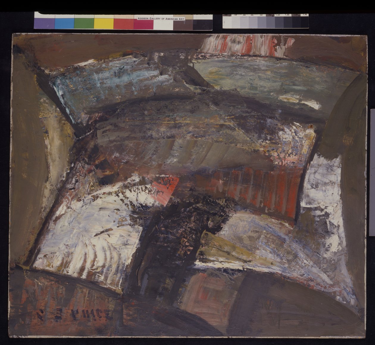 抽象#3，c.1940（面板油画，纸板） 作者 克莱顿 S 价格