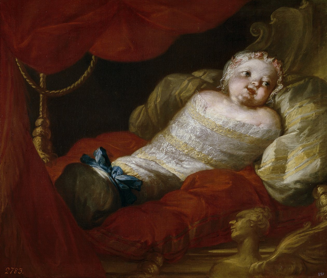 波旁的伊莎贝拉公主，那不勒斯的公主，Infanta Isabella of Bourbon 作者 克莱门特·鲁塔