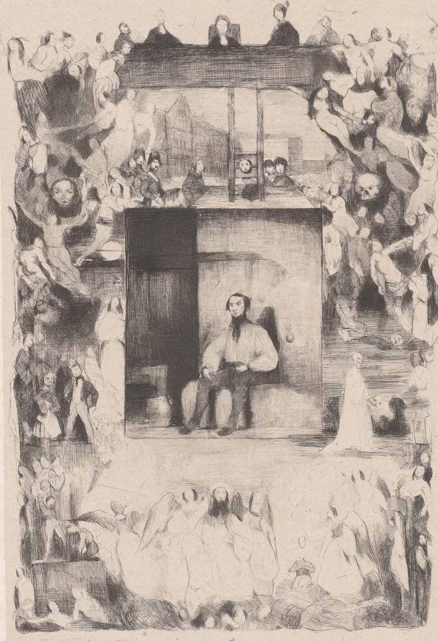 一个被判刑者的最后一天》，1833年。 作者 塞莱斯廷·南特伊