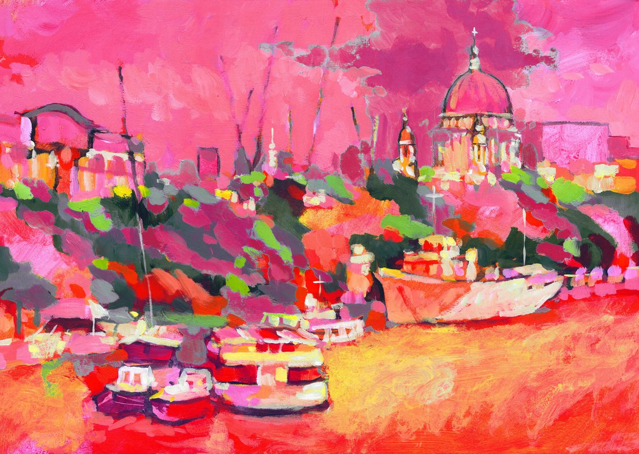 St Pauls Color，2007（丙烯酸树脂） 作者 克莱夫·梅特卡夫